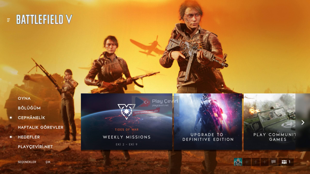 Battlefield 5 Türkçe Yama