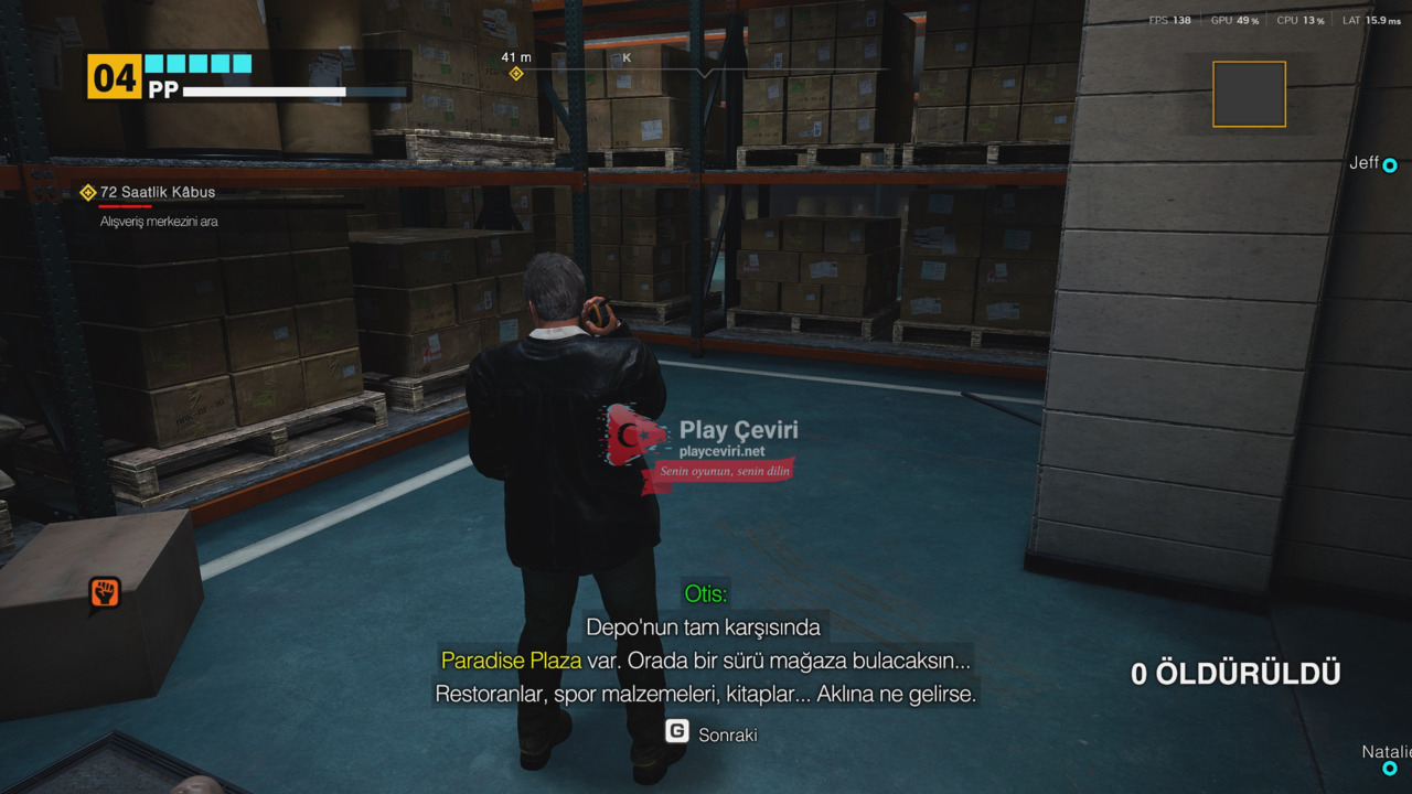 Dead Rising Deluxe Remaster (Türkçe Yama) - Dead Rising Deluxe Remaster 4 Türkçe Yama Görüntüsü