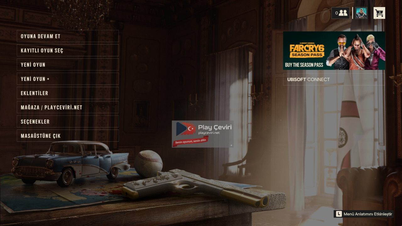 Far Cry 6 +DLC’ler (Türkçe Yama) - FarCry6 1 Türkçe Yama Görüntüsü