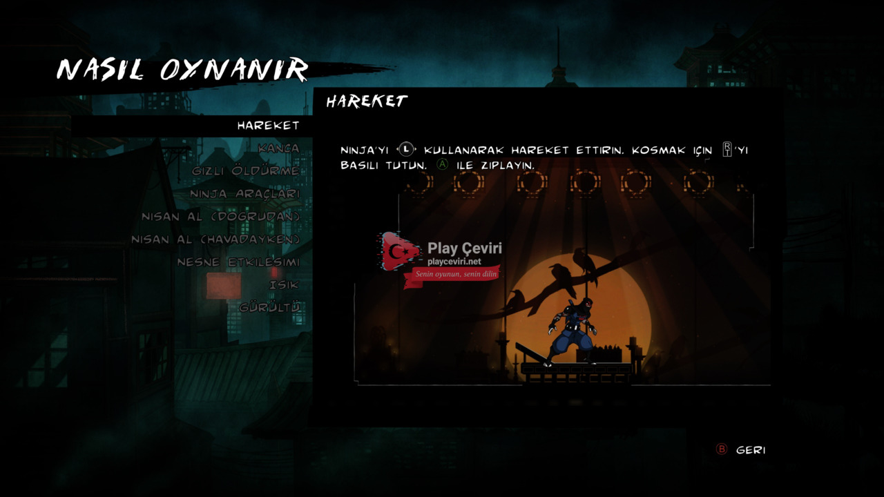 Mark of the Ninja: Remastered (Türkçe Yama) - MarkOfTheNinja 6 Türkçe Yama Görüntüsü