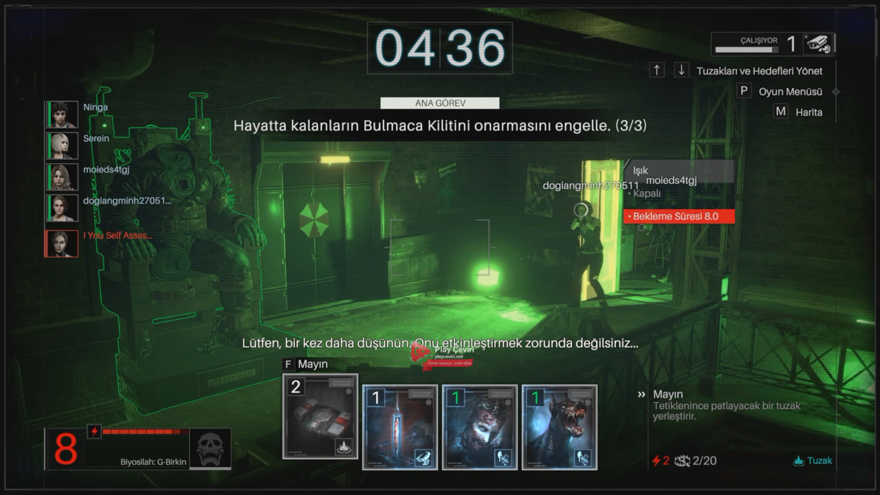 Resident: Evil Resistance (Türkçe Yama) - Resident Evil Resistance 5 Türkçe Yama Görüntüsü