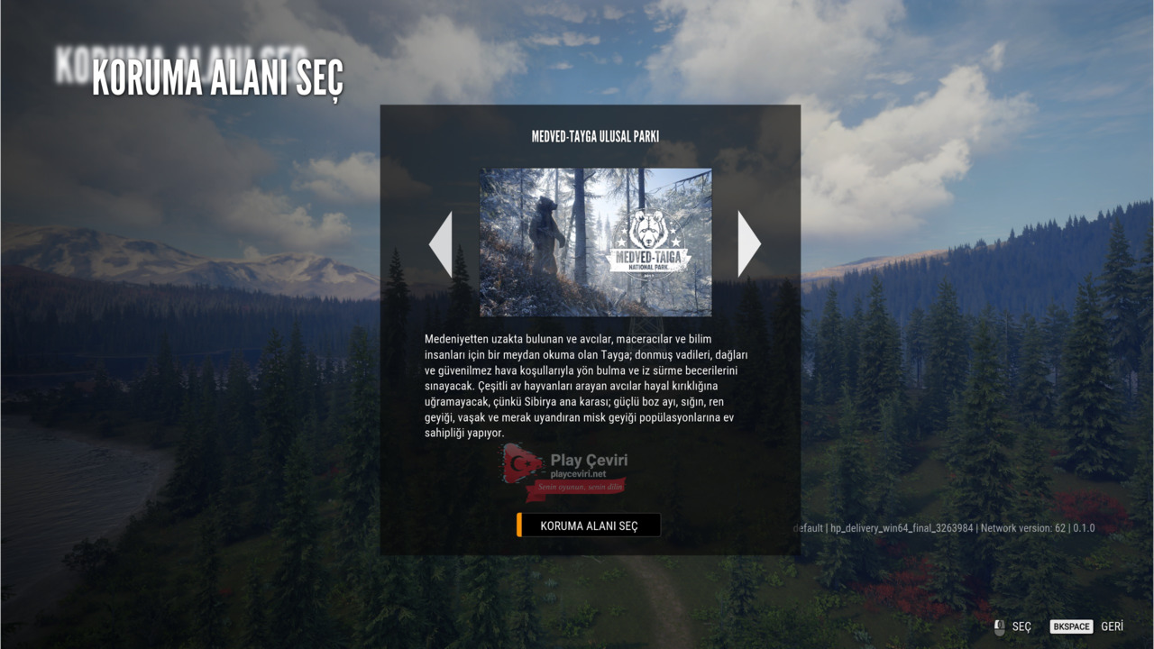 theHunter: Call of the Wild +DLC’ler (Türkçe Yama) - TheHunter Call Of The Wild 2 Türkçe Yama Görüntüsü