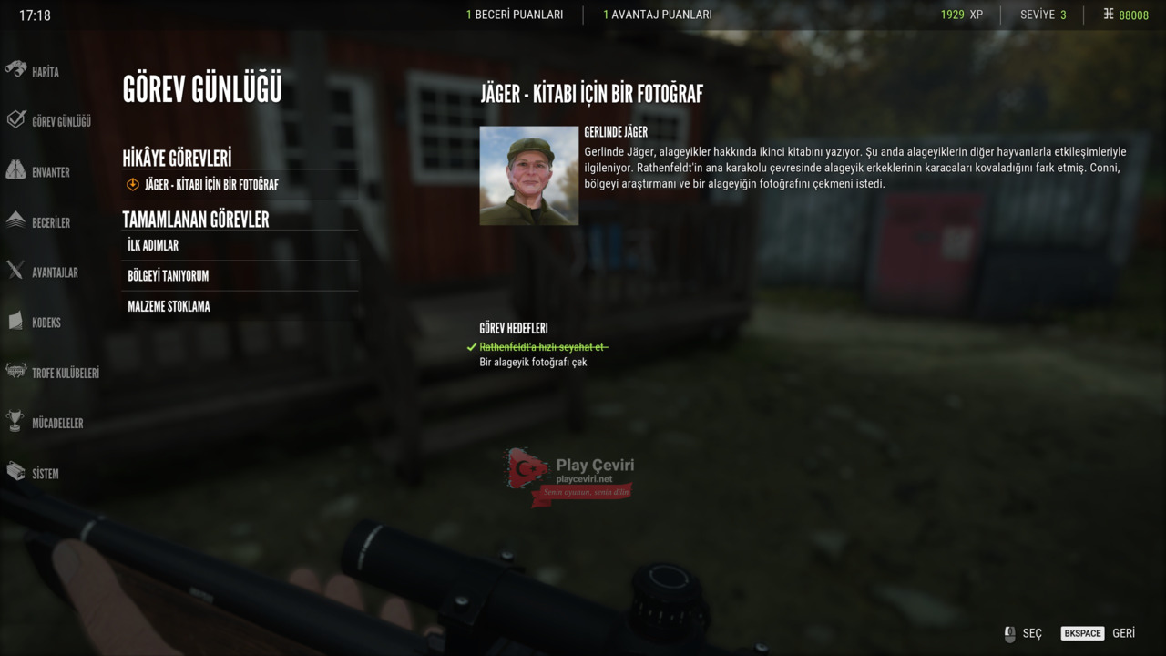 theHunter: Call of the Wild +DLC’ler (Türkçe Yama) - TheHunter Call Of The Wild 4 Türkçe Yama Görüntüsü