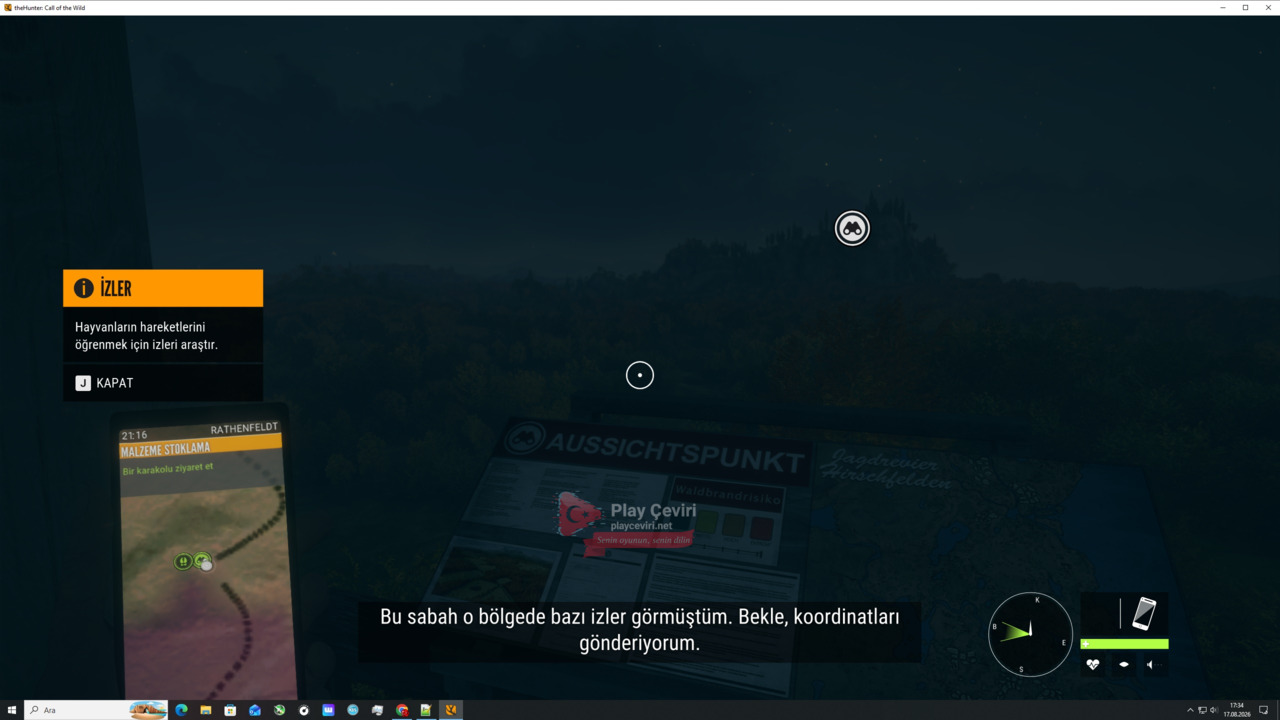 theHunter: Call of the Wild +DLC’ler (Türkçe Yama) - TheHunter Call Of The Wild 7 Türkçe Yama Görüntüsü