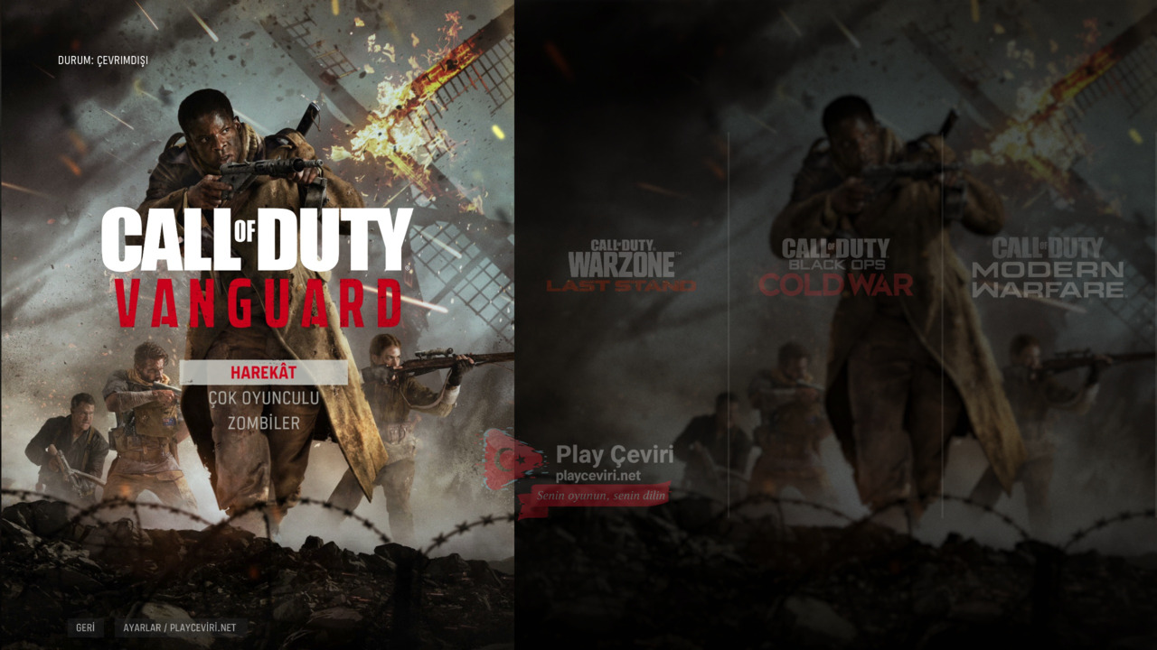Call of Duty®: Vanguard (Türkçe Yama) - Call Of Duty Vanguard 1 Türkçe Yama Görüntüsü